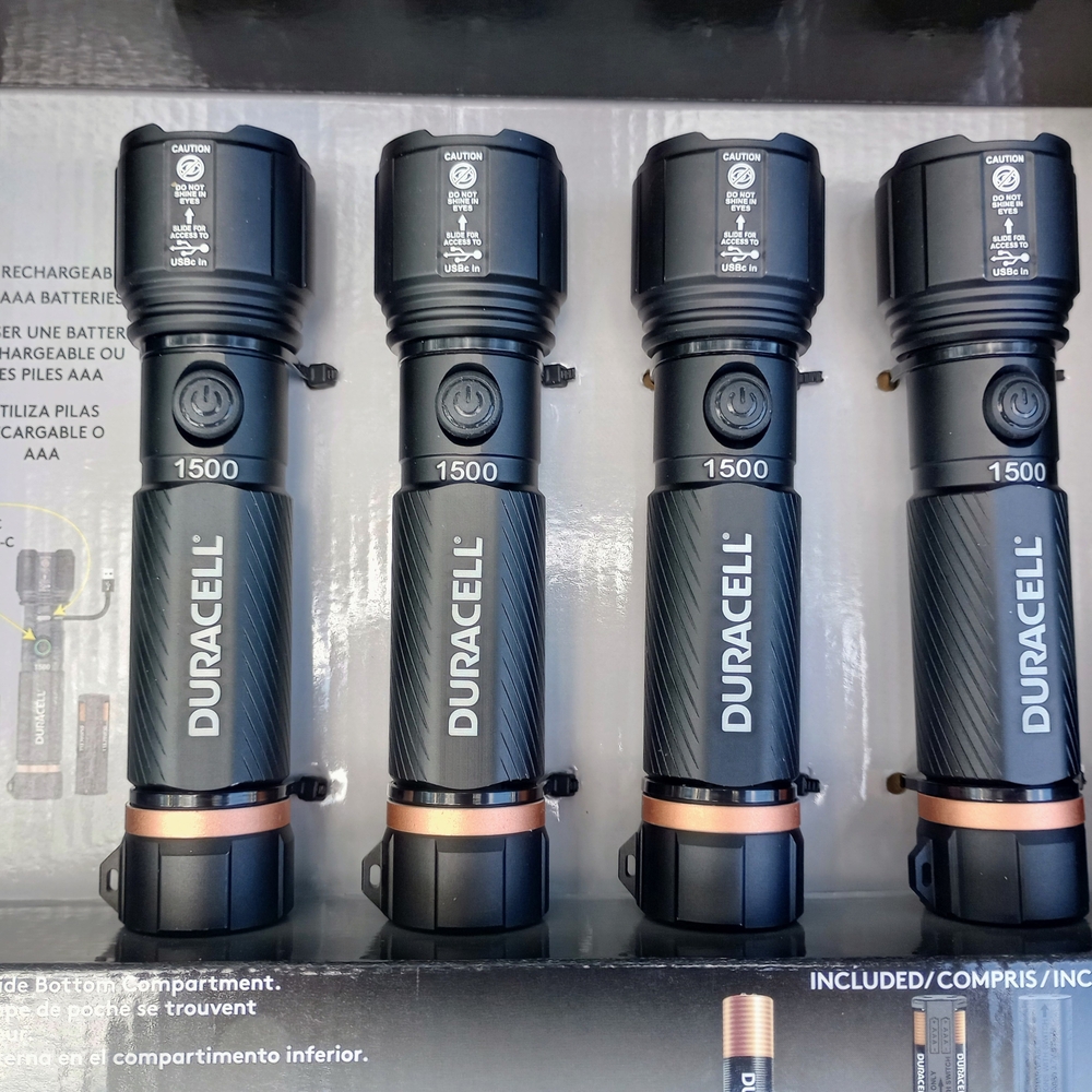 Duracell Black Flashlights Set